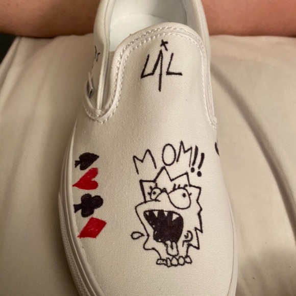 custom vans lil peep